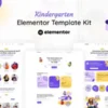 Kiddies Kindergarten Elementor Template Kit