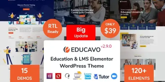 Educavo - Education WordPress Theme