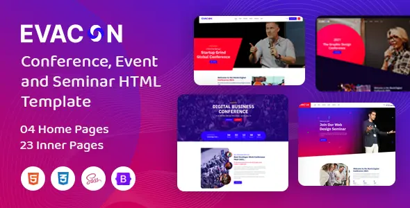 Evacon - Event & Conference WordPress Theme