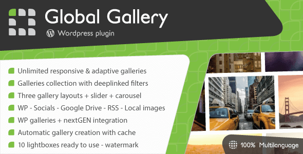 Global Gallery WordPress Responsive Gallery