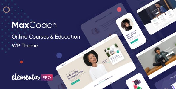 MaxCoach - Online Courses, Personal Coaching & Education WP Theme