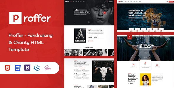 Proffer - Fundraising & Charity WordPress Theme