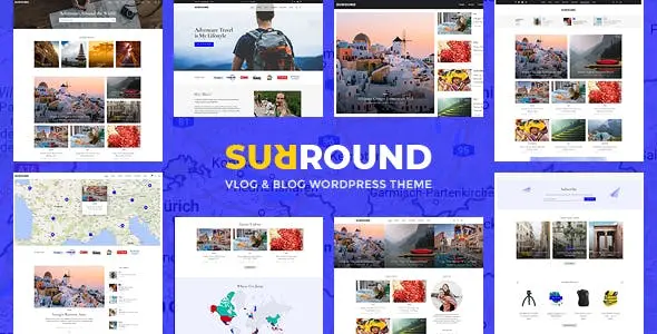 Surround Vlog and Blog WordPress Theme