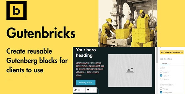 Gutenbricks For Bricks Page Builder