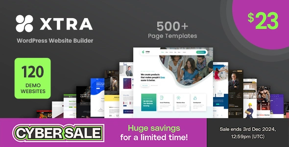 Xtra – Multipurpose WordPress Theme